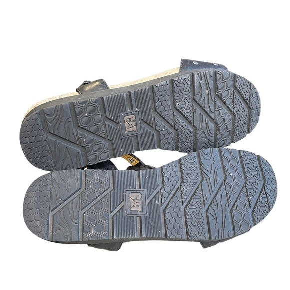 Caterpillar Tiki Gladiator Sandal Black Leather Womens 9.5 - Picture 10 of 10